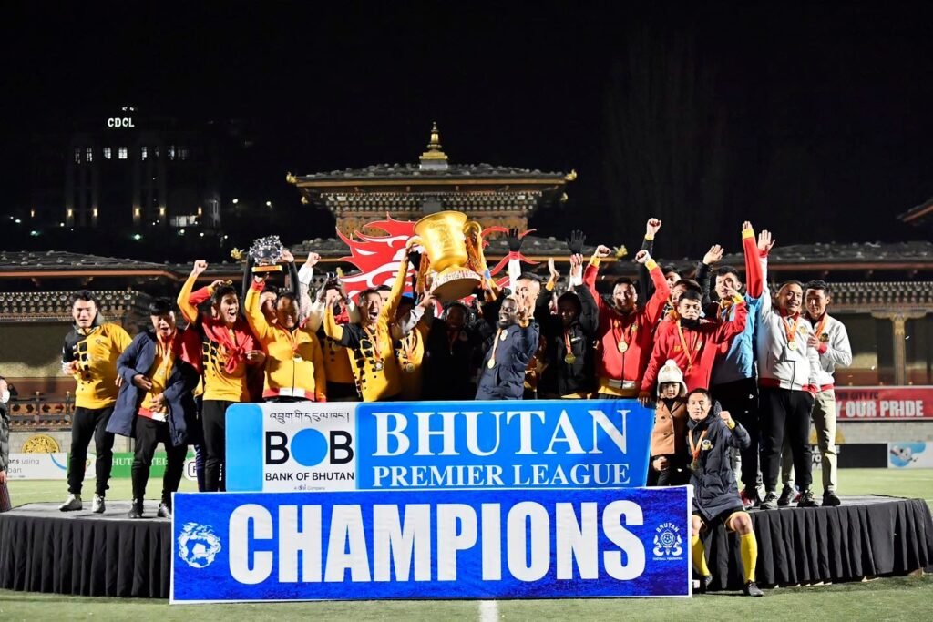 Champions of BoB Bhutan Premier League, 2022