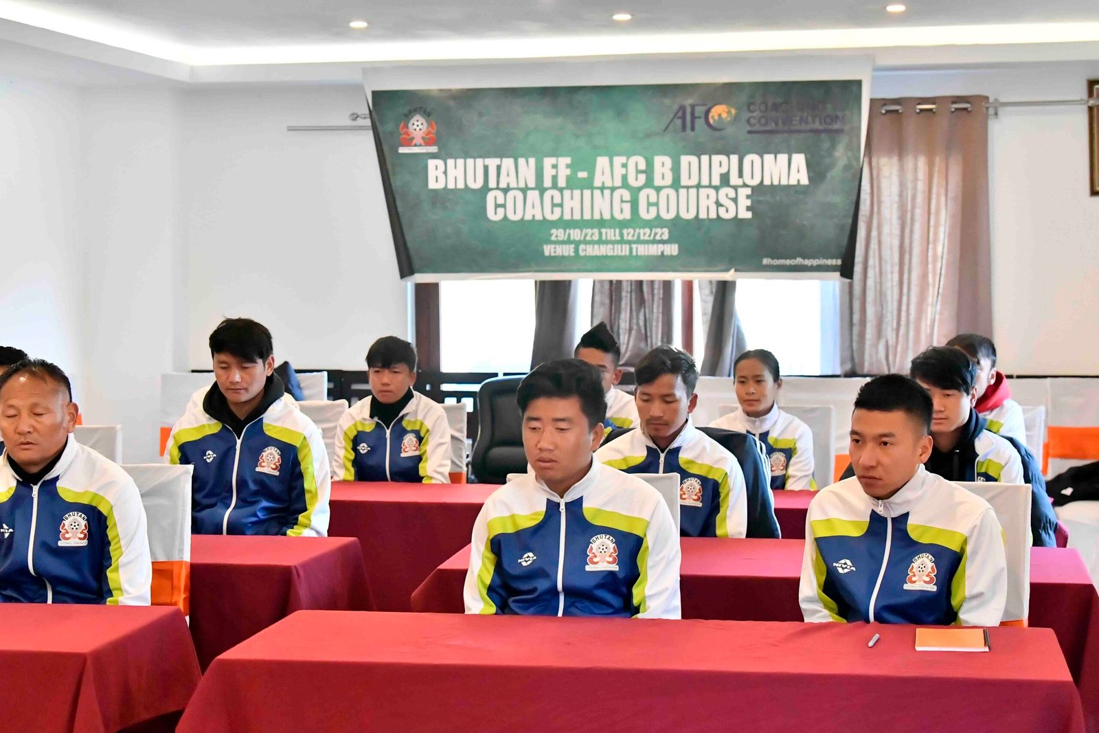 The BFF-AFC B Diploma Coaching Course concluded