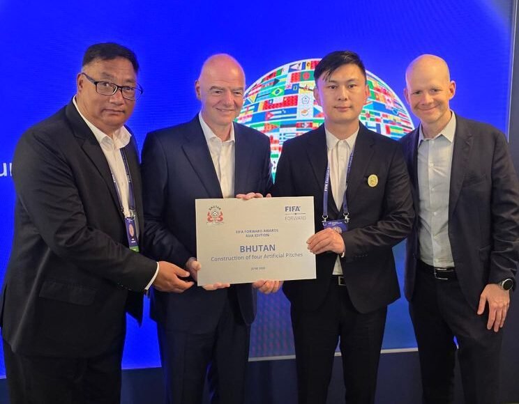 Bhutan Earns Silver at FIFA Forward Awards 2025 for Infrastructure Excellence
