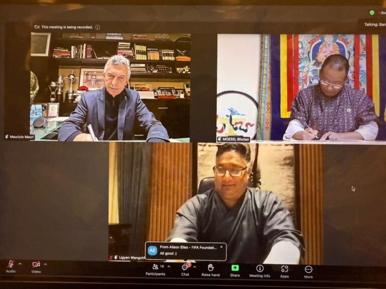Bhutan becomes latest country to benefit from FIFA Foundation’s groundbreaking Digital Education Programme