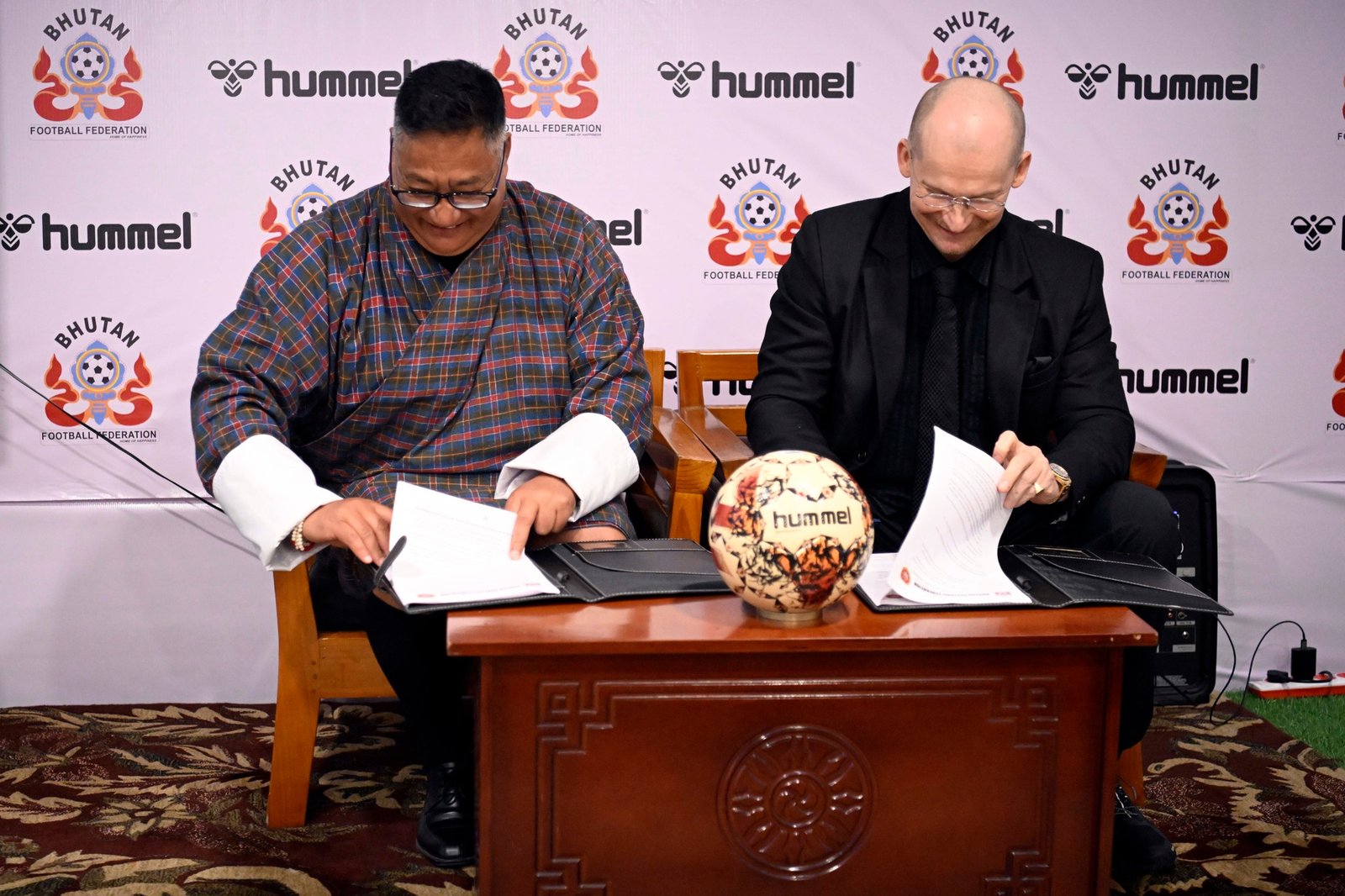 Bhutan Football Federation Signs Landmark Partnership with Hummel in Gelephu